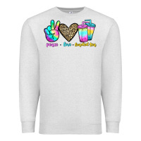 Oatmeal Heather peace love loaded tea Premium Sweatshirt - JahusDesignShop
