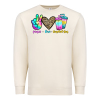 Sandshell peace love loaded tea Premium Sweatshirt - JahusDesignShop