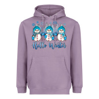 Lavender snowman hello winter Heavyweight Hoodie - JahusDesignShop