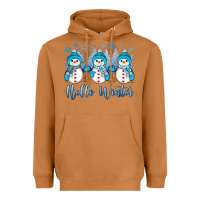 Meerkat snowman hello winter Heavyweight Hoodie - JahusDesignShop