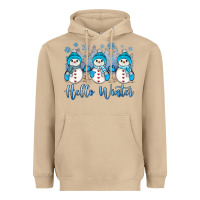 Mushroom snowman hello winter Heavyweight Hoodie - JahusDesignShop