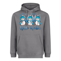 Storm snowman hello winter Heavyweight Hoodie - JahusDesignShop