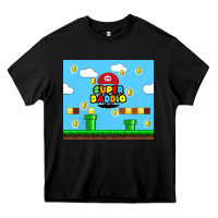 Black super daddio Heavy Core Tee - TumblerDesignByShophia