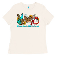 Bone peace love phlebotomy Ladies Tee - OliviaCreatesArt