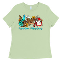 Matcha peace love phlebotomy Ladies Tee - OliviaCreatesArt