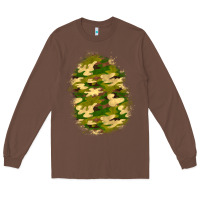 Chestnut camouflage patch 4 Long Sleeve Tee - BundleAndBundleShop