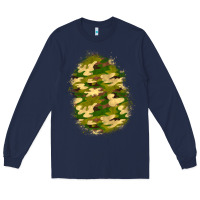 Navy camouflage patch 4 Long Sleeve Tee - BundleAndBundleShop