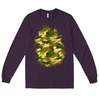 Plum camouflage patch 4 Long Sleeve Tee - BundleAndBundleShop