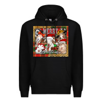 Black merry Christmas goats tumbler Premium Hoodie - Jasminsmagicworld