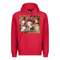 Cardinal merry Christmas goats tumbler Premium Hoodie - Jasminsmagicworld