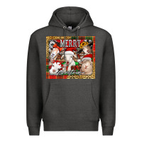 Charcoal Heather merry Christmas goats tumbler Premium Hoodie - Jasminsmagicworld