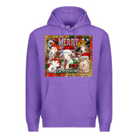 Purple merry Christmas goats tumbler Premium Hoodie - Jasminsmagicworld