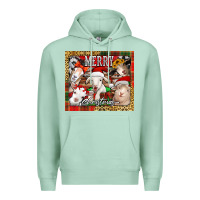Seafoam merry Christmas goats tumbler Premium Hoodie - Jasminsmagicworld