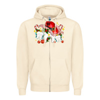 Sandshell dental Christmas teeth and candies Zipper Hoodie - AdoDesignShop