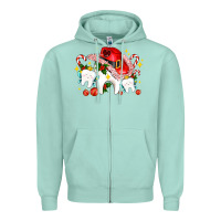 Seafoam dental Christmas teeth and candies Zipper Hoodie - AdoDesignShop