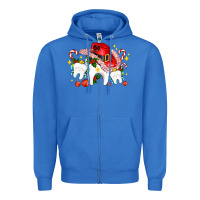 Dental Christmas Teeth And Candies Zipper Hoodie | Teevron