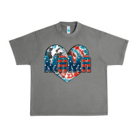 Tornado American Mama heart Urban Heavy Tee - FaDigitalArtStudio