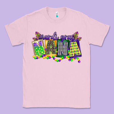Mardi Gras Nana Classic Tee Designed By Cowgirlartshop