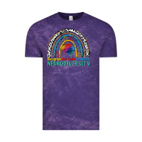 Cloud Purple Recognize normalize embrace neurodiversity Autism Vintage Tee - FaDigitalArtStudio