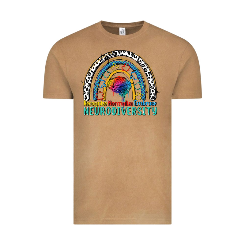 Recognize Normalize Embrace Neurodiversity Autism Vintage Tee by FaDigitalArtStudio | Teevron