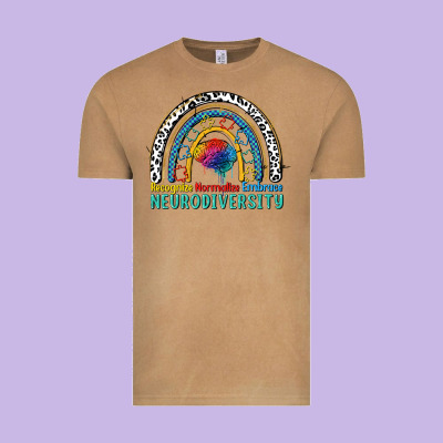 Recognize Normalize Embrace Neurodiversity Autism Vintage Tee Designed By Fadigitalartstudio