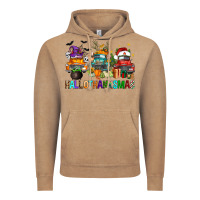 Vintage Coffee hallothanksmas trucks Vintage Hoodie - FaDigitalArtStudio