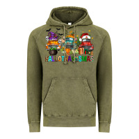 Vintage Olive hallothanksmas trucks Vintage Hoodie - FaDigitalArtStudio
