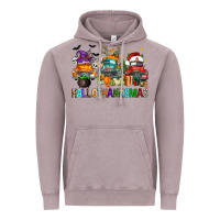 Vintage Zinc hallothanksmas trucks Vintage Hoodie - FaDigitalArtStudio