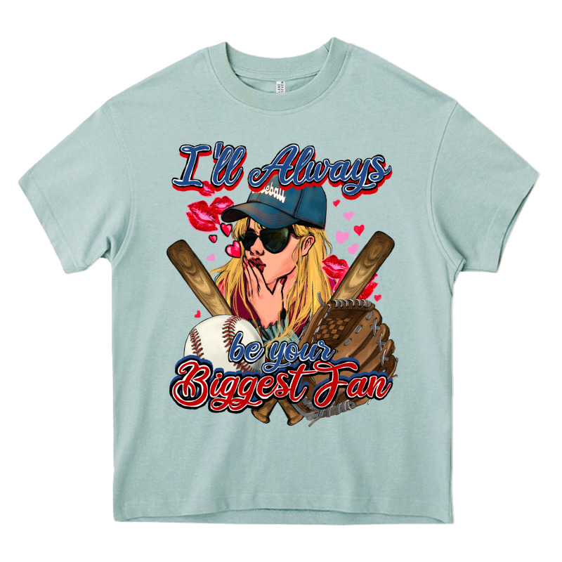 I'll Always Be Your Biggest Fan Baseball Heavy Core Tee by HowdyJamesFarm | Teevron