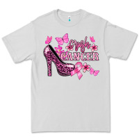 Dove Grey Crush Cancer with high heels Cancer Awareness Premium Tee - HowdyJamesFarm