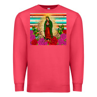 Cardinal our lady of guadalupe cactus leopard Premium Sweatshirt - JahusDesignShop