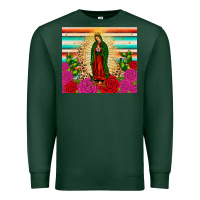 Sports Green our lady of guadalupe cactus leopard Premium Sweatshirt - JahusDesignShop