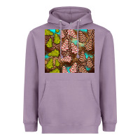 Lavender little debbie tree cakes leopard turquoise Heavyweight Hoodie - JahusDesignShop