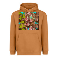 Meerkat little debbie tree cakes leopard turquoise Heavyweight Hoodie - JahusDesignShop