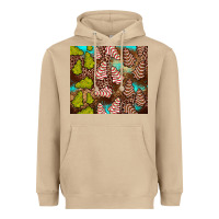 Mushroom little debbie tree cakes leopard turquoise Heavyweight Hoodie - JahusDesignShop