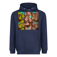 Navy little debbie tree cakes leopard turquoise Heavyweight Hoodie - JahusDesignShop