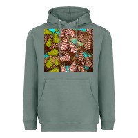 Sage little debbie tree cakes leopard turquoise Heavyweight Hoodie - JahusDesignShop