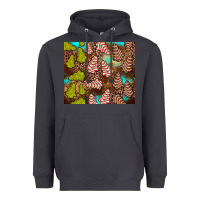 Smoke little debbie tree cakes leopard turquoise Heavyweight Hoodie - JahusDesignShop