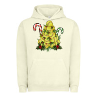Pigment Pistachio Lightning Softball Christmas Tree Urban Hoodie - RanaPortraitStore