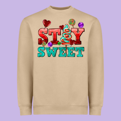 Stay Sweet Heavyweight Sweatshirt Designed By Adodesignshop