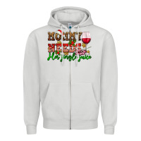 Dove Grey mommy needs her jingle juice Zipper Hoodie - AdoDesignShop