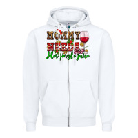 White mommy needs her jingle juice Zipper Hoodie - AdoDesignShop
