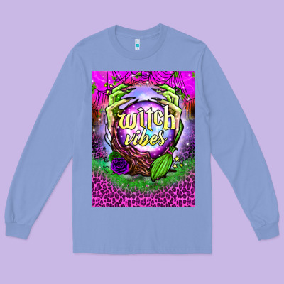 Witch Vibes Air Freshener Long Sleeve Tee Designed By Bundleandbundleshop