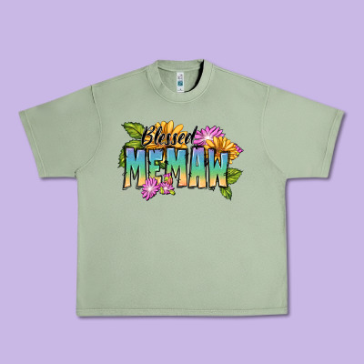Blessed Memaw Mother's Day Urban Heavy Tee Designed By Fadigitalartstudio