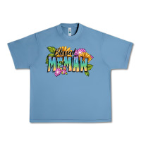 Pebble Blue Blessed memaw Mother's Day Urban Heavy Tee - FaDigitalArtStudio
