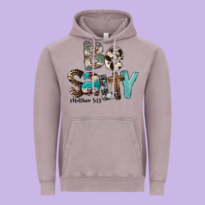 Be Salty Vintage Hoodie Designed By Fadigitalartstudio