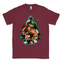 Burgundy bucking bronco arrowhead Classic Tee - Jasminsmagicworld