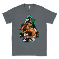 Charcoal Heather bucking bronco arrowhead Classic Tee - Jasminsmagicworld