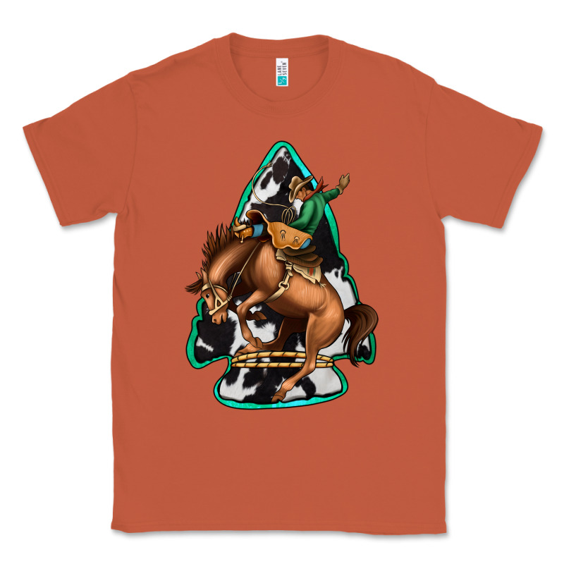 Bucking Bronco Arrowhead Classic Tee by Jasminsmagicworld | Teevron