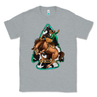 Heather Grey bucking bronco arrowhead Classic Tee - Jasminsmagicworld